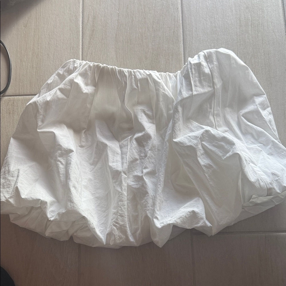 White Puffy Skirt - Sunday best